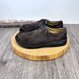 *Footprints | Bristol Birkenstock Brown Suede Lace Up Shoes Size 5 Narrow